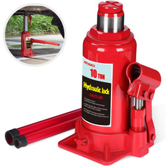 Gato Hidráulico Vertical 10 Toneladas – Elevación 195‑380 mm para Coche y SUV
