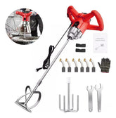 Batidora Eléctrica 2500W – 6 Velocidades para Cemento y Pintura
