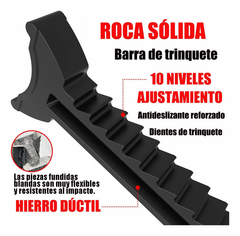 Gato de Torre 3 Toneladas – Cremallera Ajustable para Coche y SUV