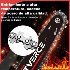 Sierra de Podar Eléctrica 21V – 6 Pulgadas, Doble Batería 1300mAh y 5m/s de Corte