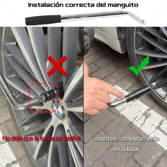 Gato de Tijera 2 Toneladas – Elevación 95‑385 mm para Coche y SUV