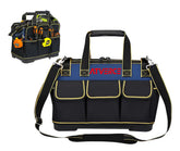 Bolsa de Herramientas 17" de Lona Oxford – 16 Bolsillos y Base PP Reforzada