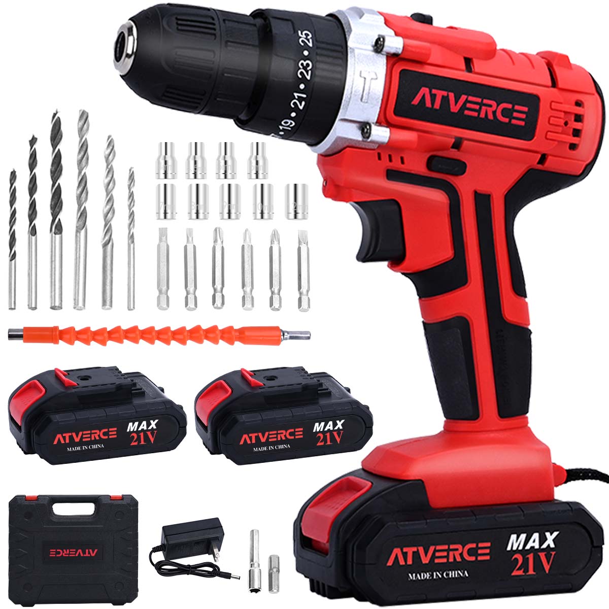 Brushed impact drill