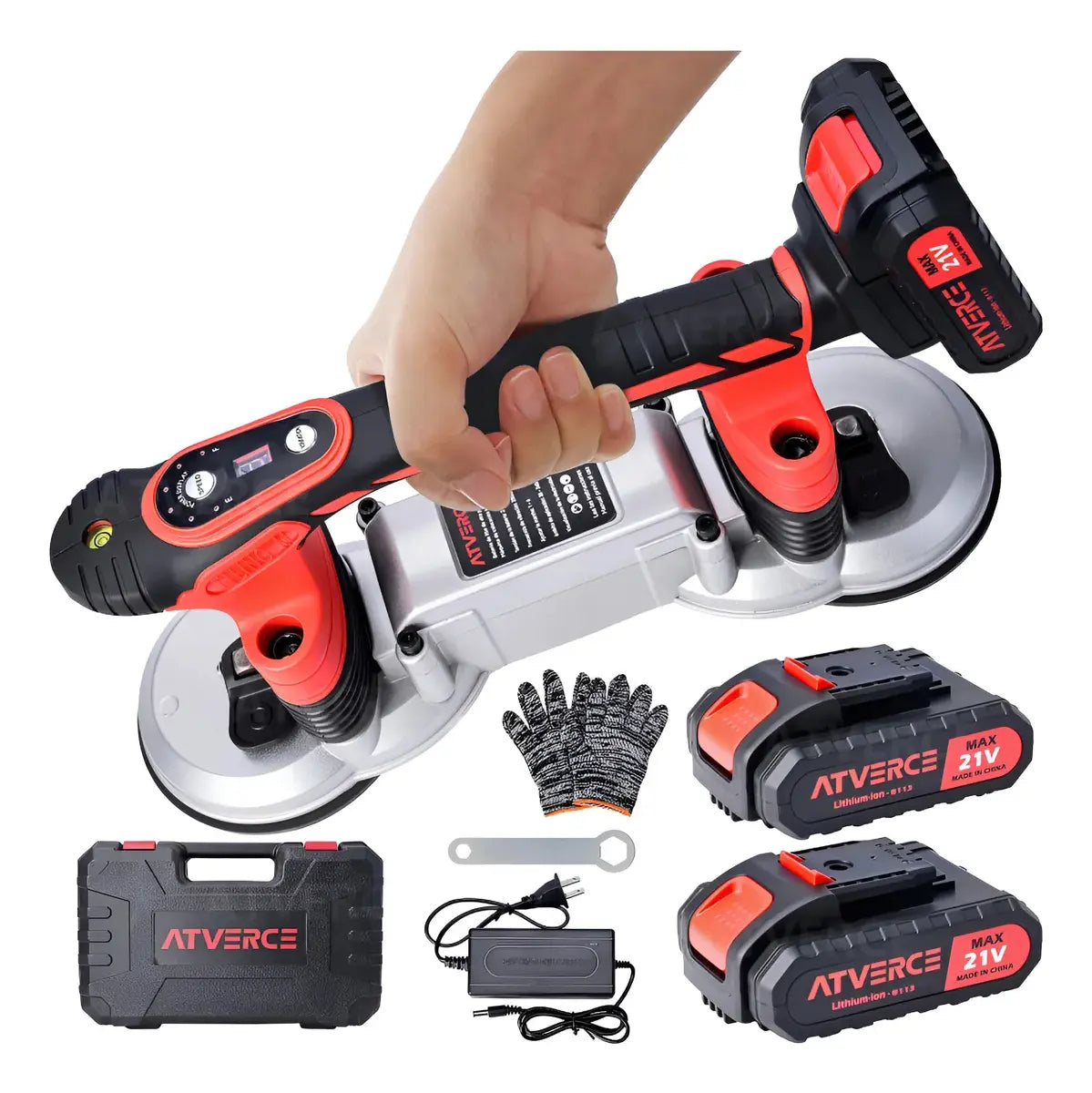Nivelador Eléctrico de Azulejos 21V | Ventosa Doble 28000 RPM