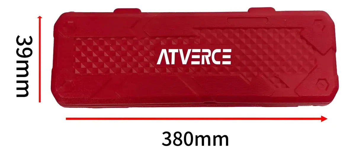 Juego de 10 Dados de Impacto 1/2″ – CRV, 80mm y Estuche