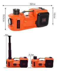 Gato Hidráulico Eléctrico 3 en 1 – 5 Toneladas, Llave 350 N/M y Compresor 150 PSI
