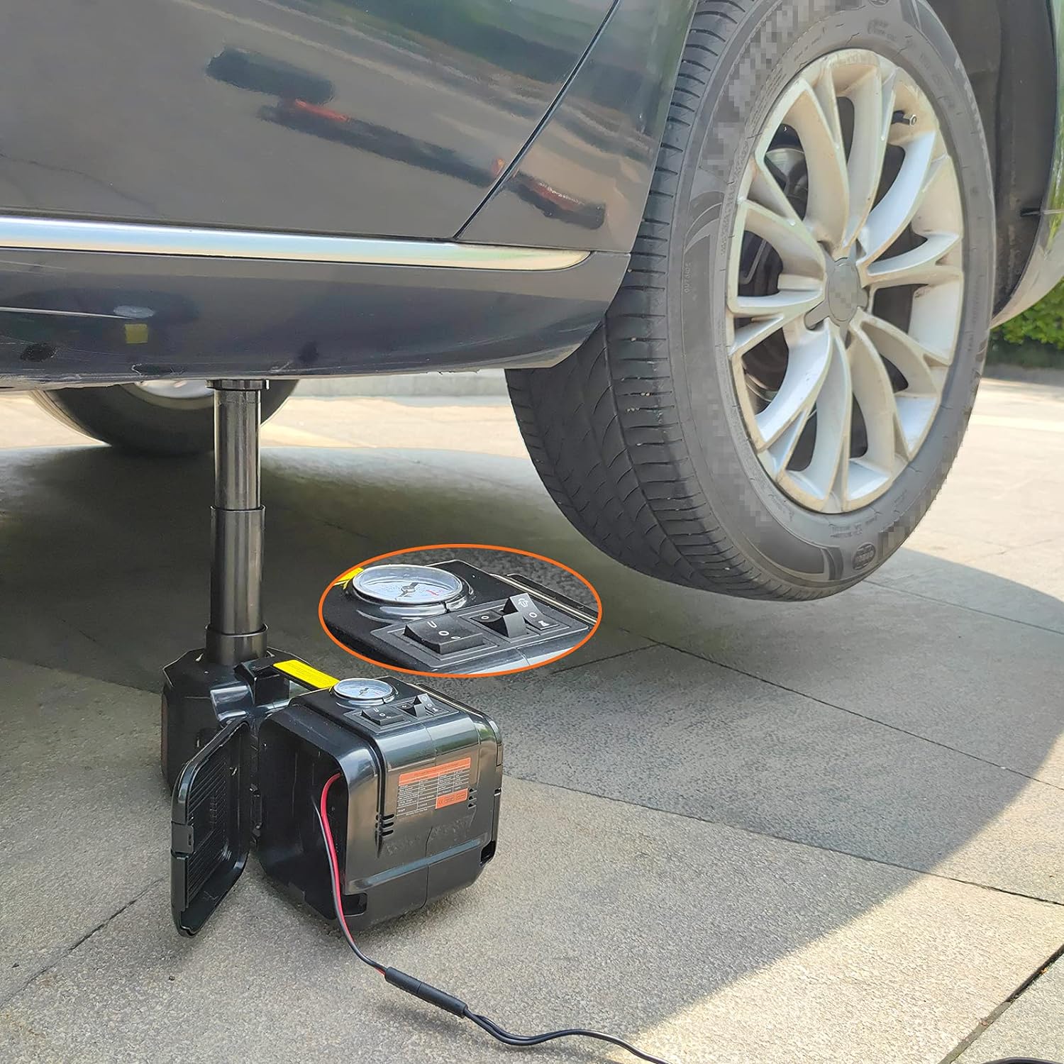 Gato Hidráulico Eléctrico 3 en 1 – 5 Toneladas, Llave 350 N/M y Compresor 150 PSI