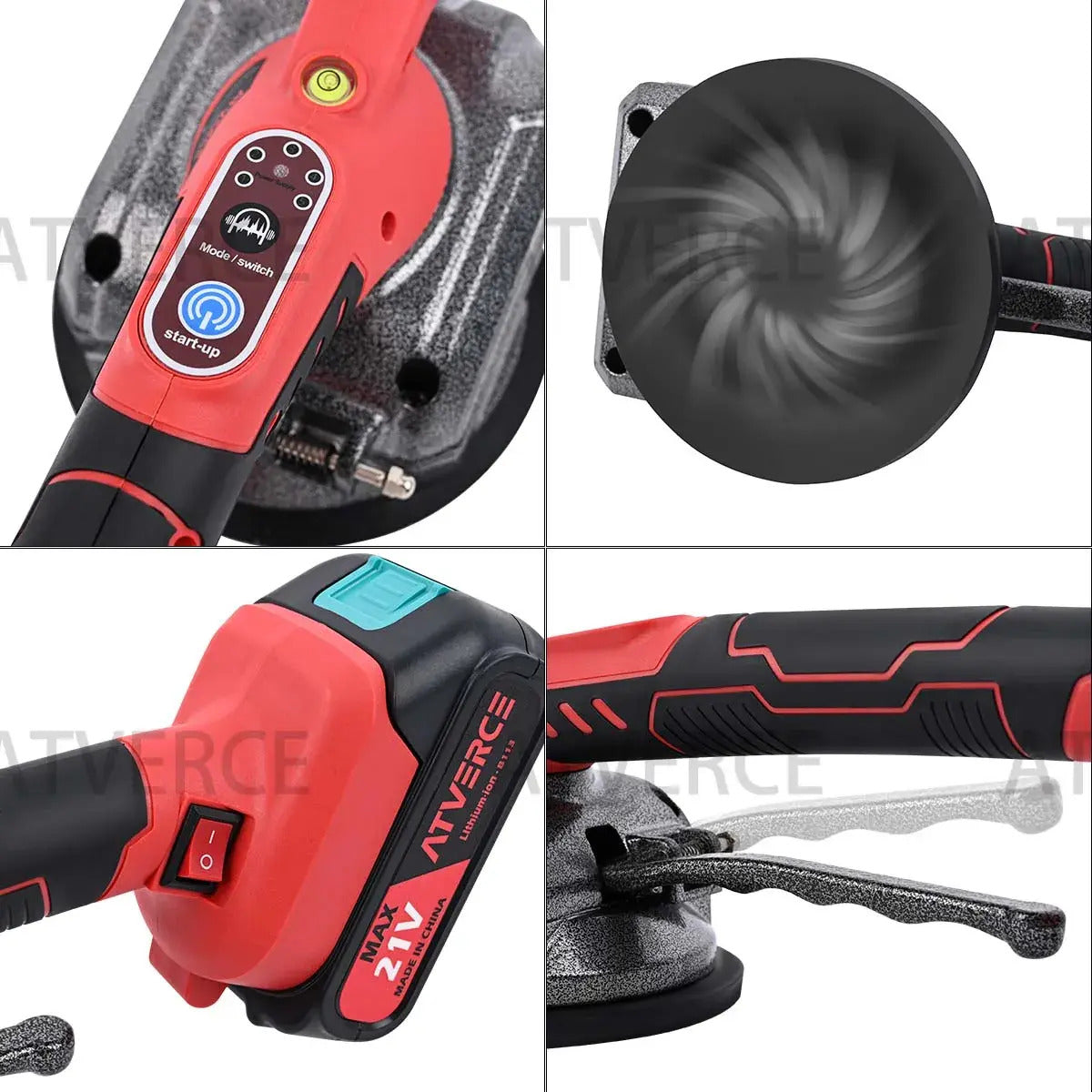 Colocadora de Azulejos Vibratoria 21V – 6 Velocidades y Doble Batería
