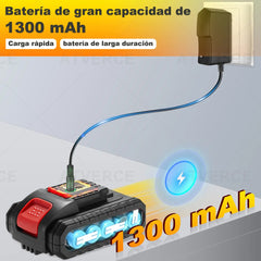Taladro Eléctrico 21V – Velocidad Variable 0‑1350 RPM con Eje Flexible y Maletín