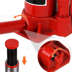 Gato Hidráulico Vertical 20 Toneladas – Elevación 235‑440 mm para Coches y SUV