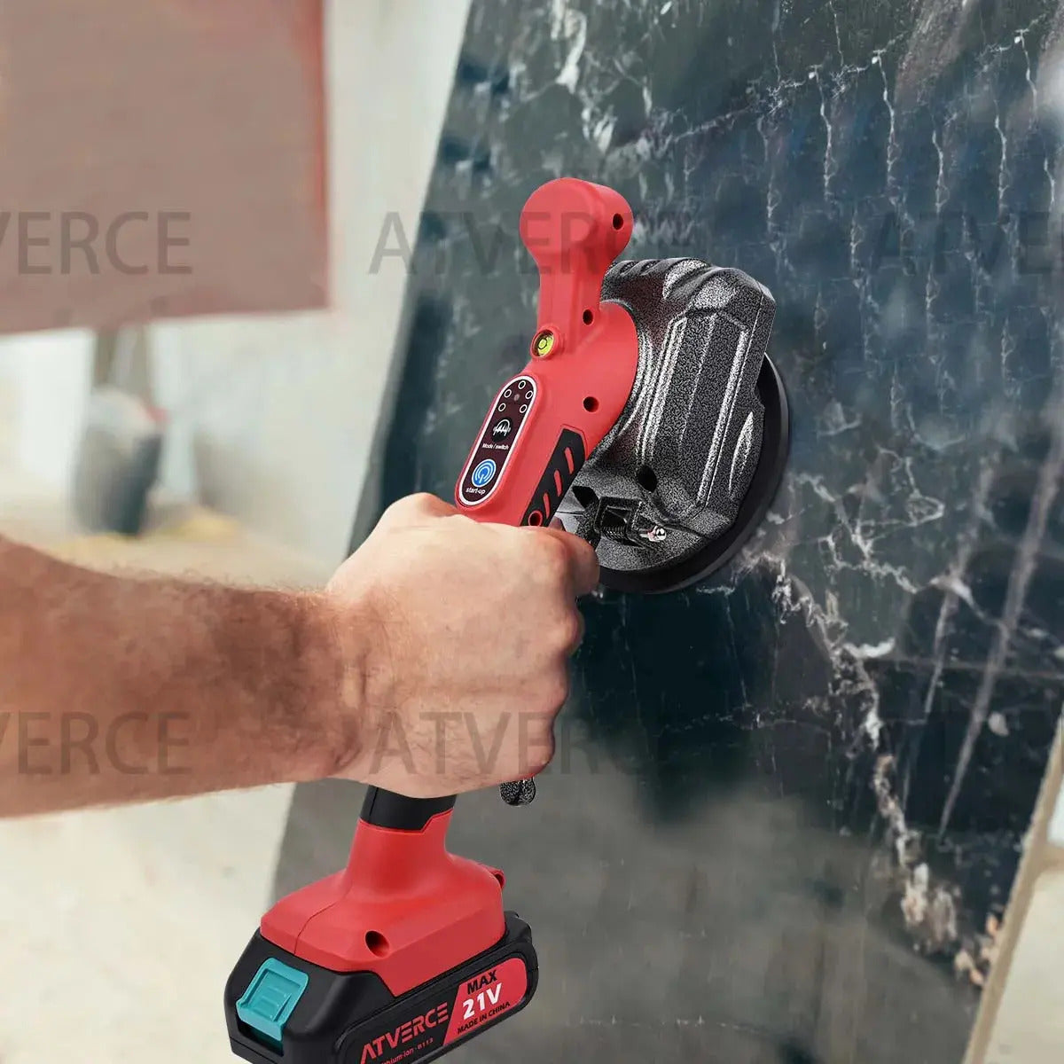 Colocadora de Azulejos Vibratoria 21V – 6 Velocidades y Doble Batería