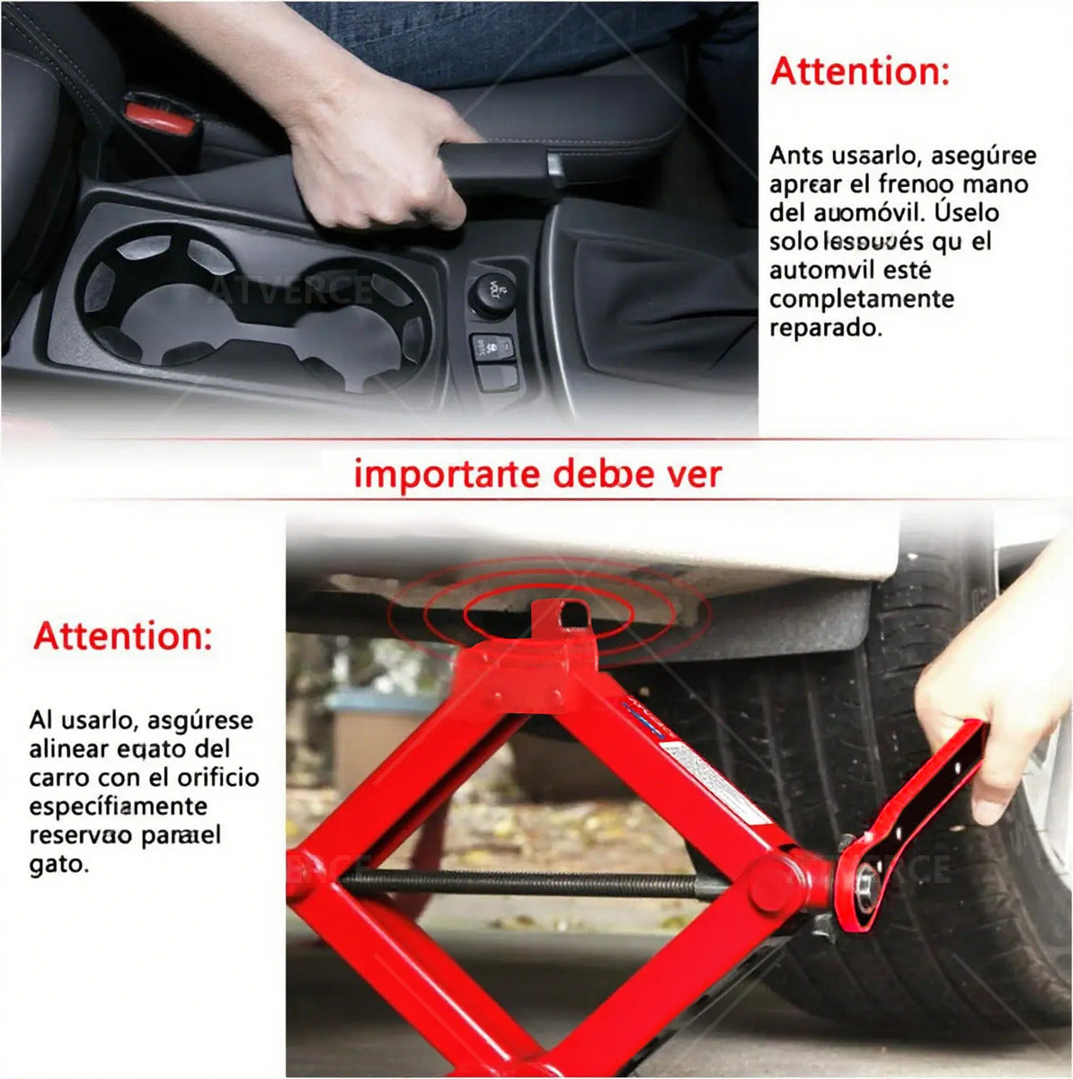 Gato de Tijera 2 Toneladas – Acero Forjado, Elevación 100‑390 mm para Coche y SUV