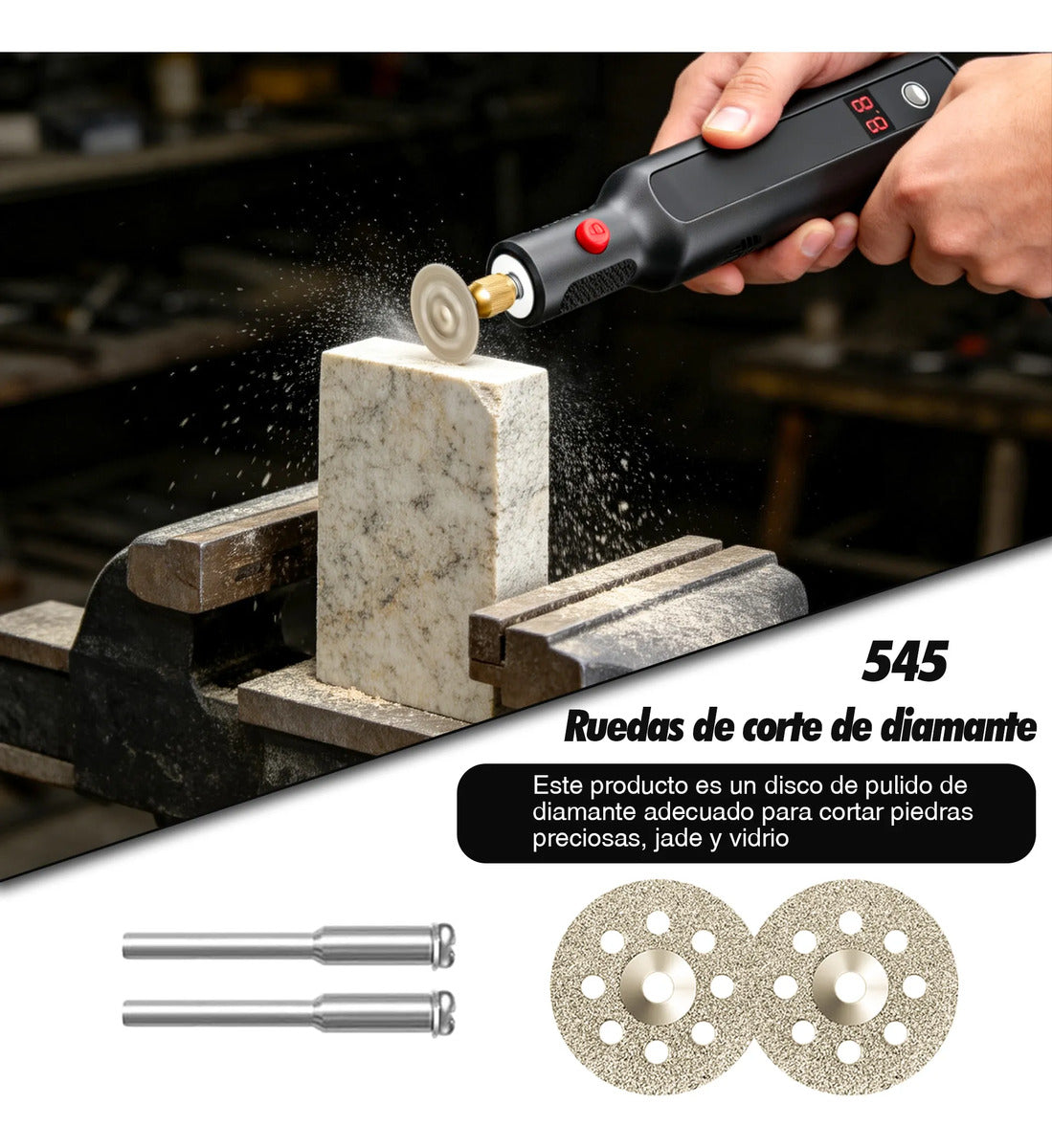 Juego de 135 Discos de Corte Rotativos – Multifuncional para Madera, Metal y Cerámica