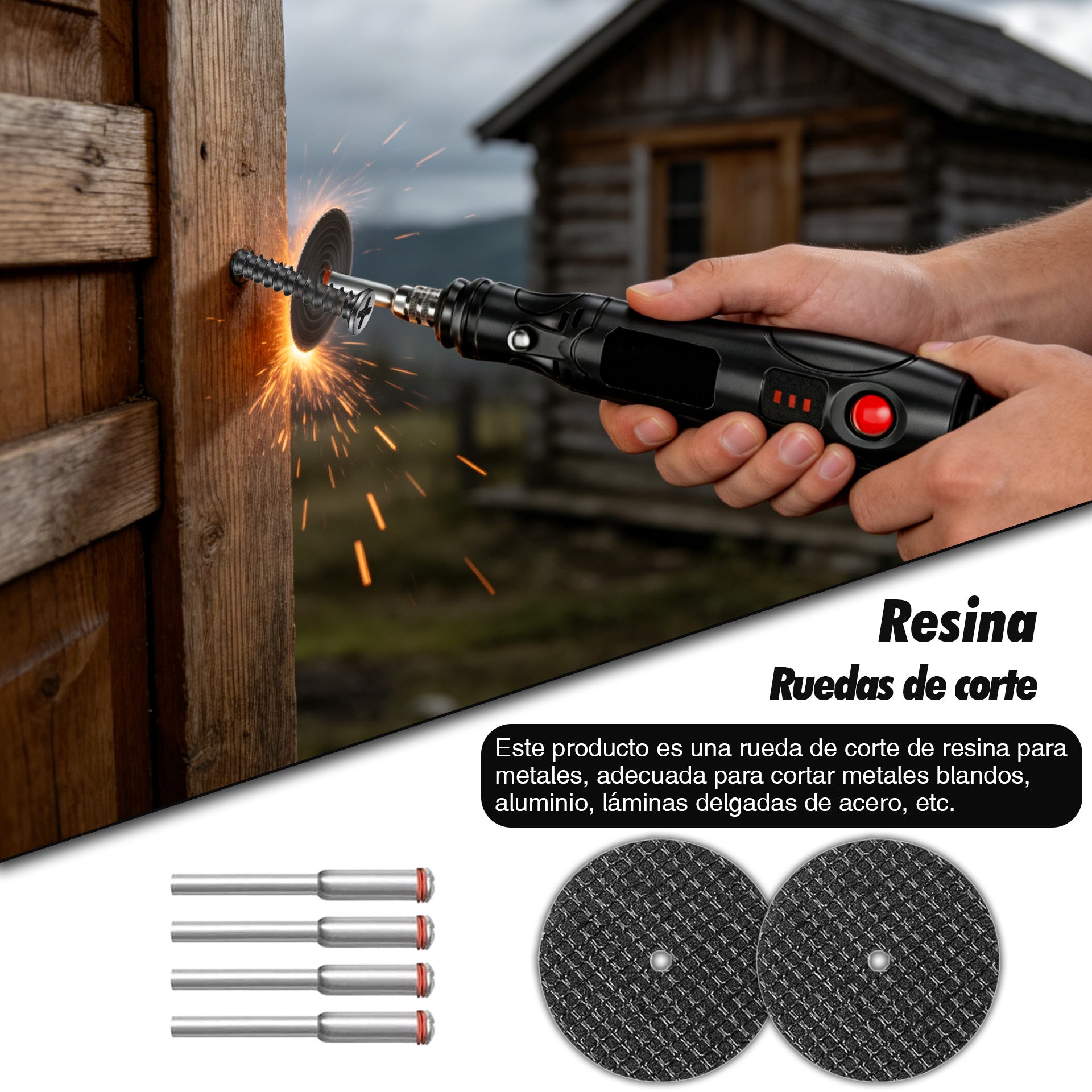135pcs Diamond cutting and grinding discs, polishing grinding wheels, circular saw blades, woodworking and metal tool accessories