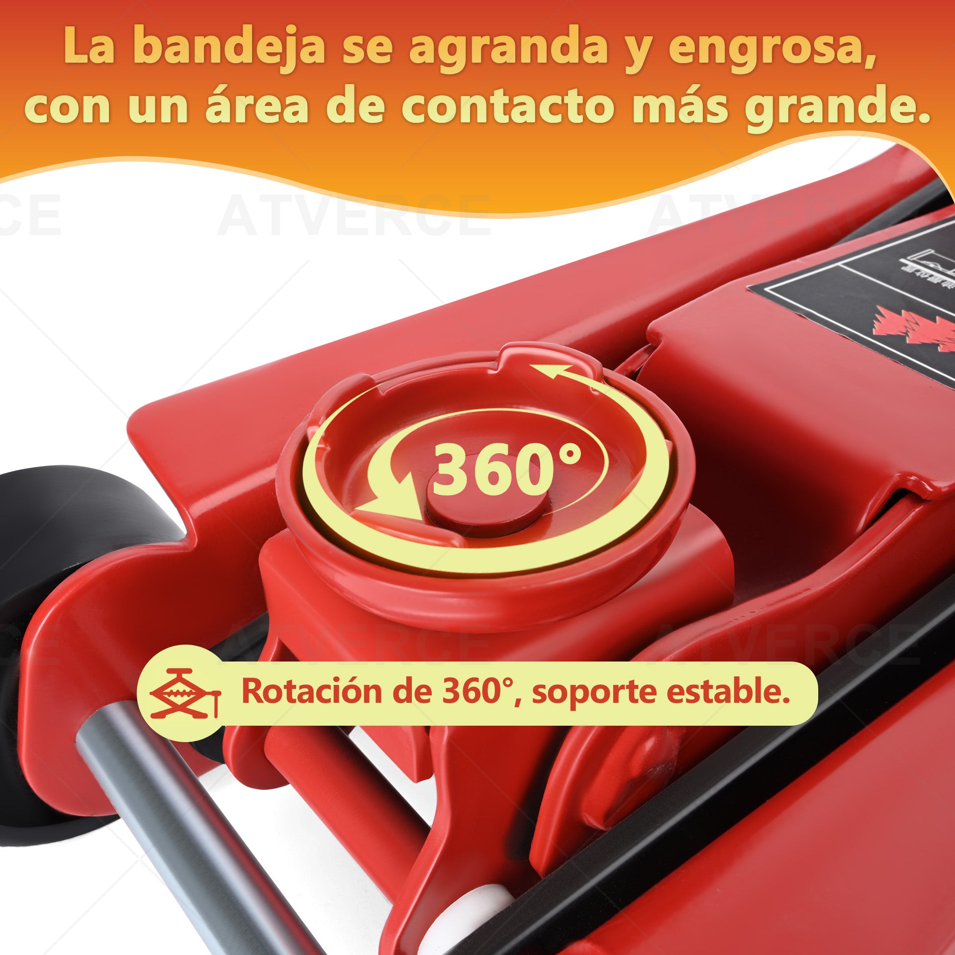 Gato Hidráulico Horizontal 2.5T – Elevación 85‑385 mm para Coche y SUV