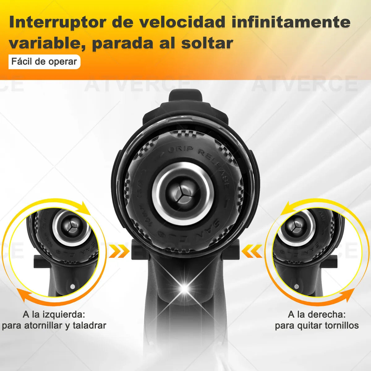 Taladro Eléctrico 21V – Velocidad Variable 0‑1350 RPM con Eje Flexible y Maletín