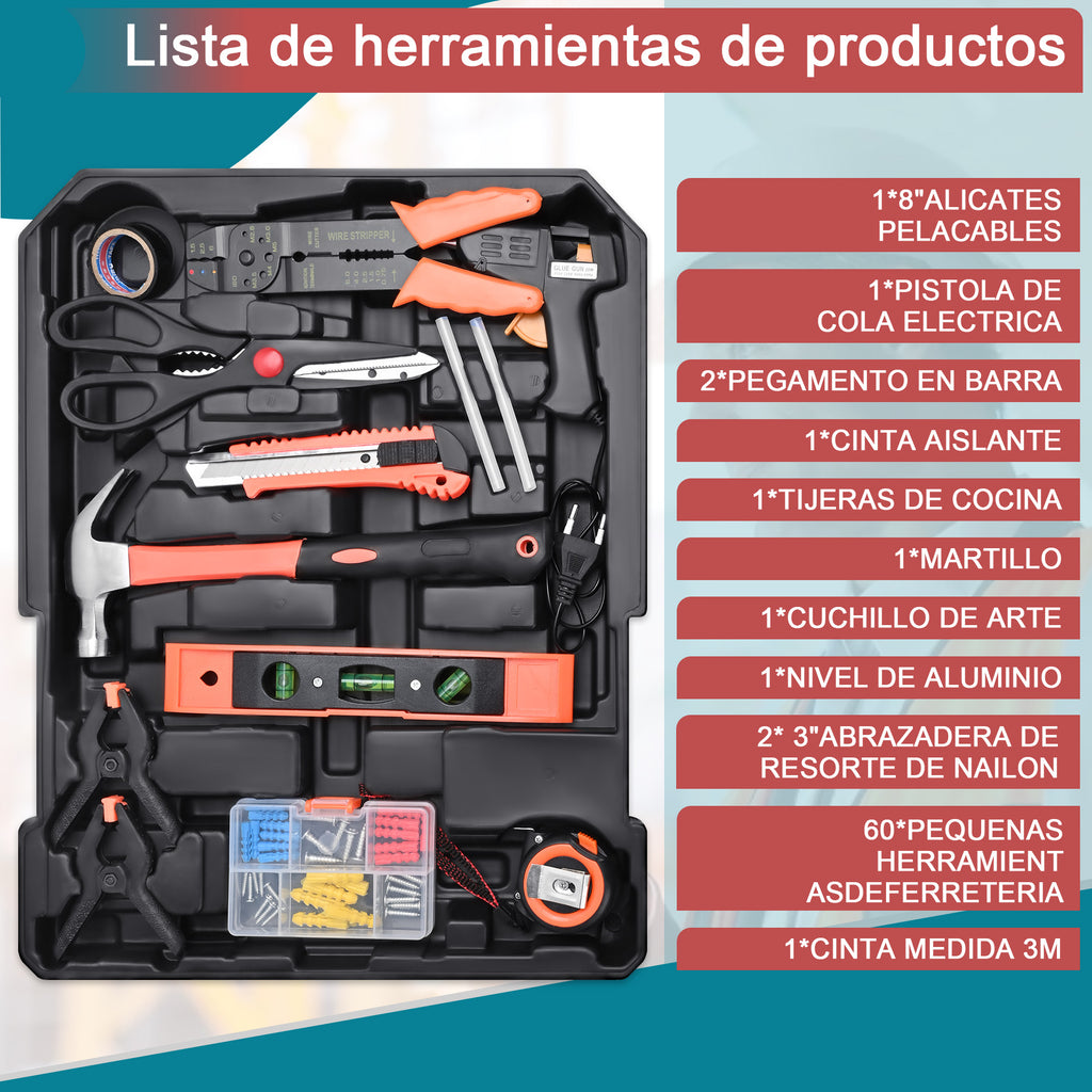 187pcs tool sets with Aluminum Case