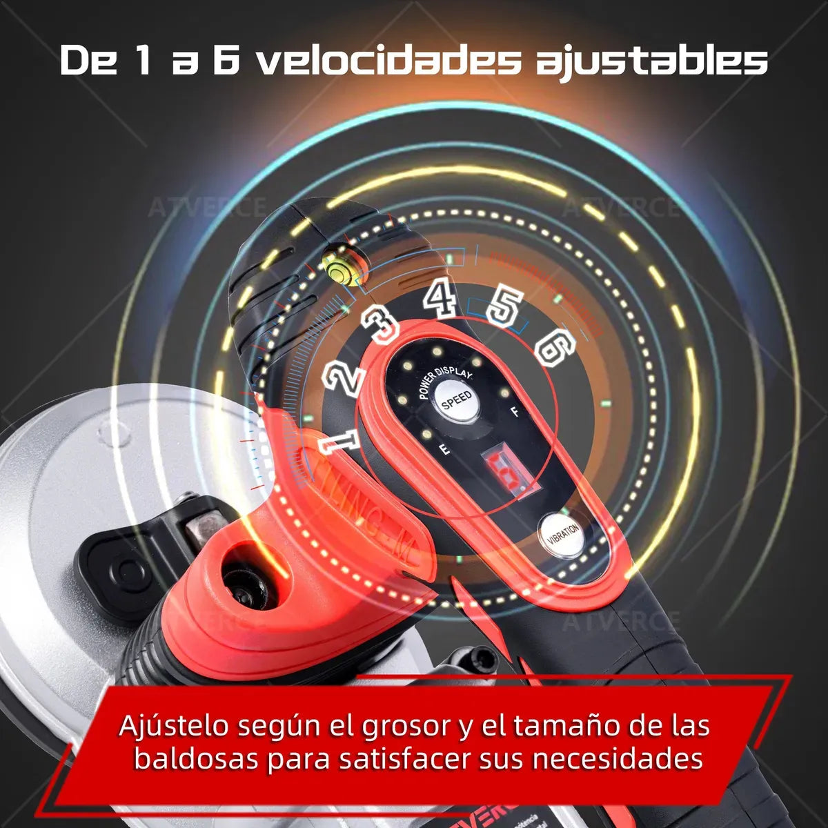 Nivelador Eléctrico de Azulejos 21V | Ventosa Doble 28000 RPM