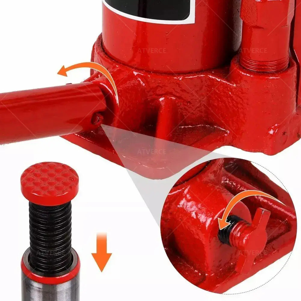 Gato Hidráulico Vertical 16 Toneladas – Elevación 215‑405 mm para Camiones y SUVs