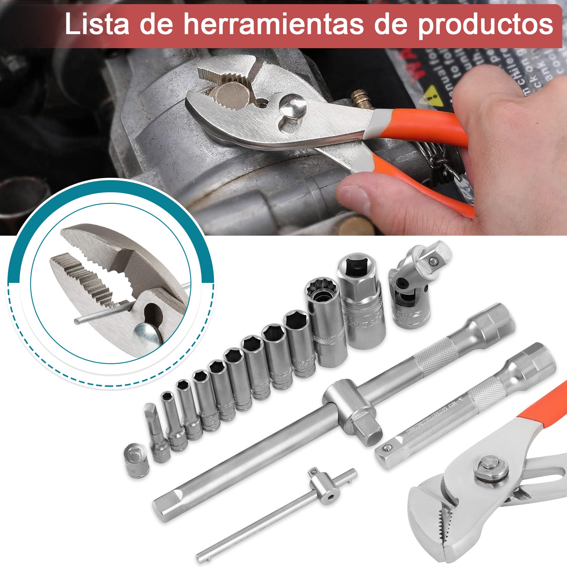 187pcs tool sets with Aluminum Case
