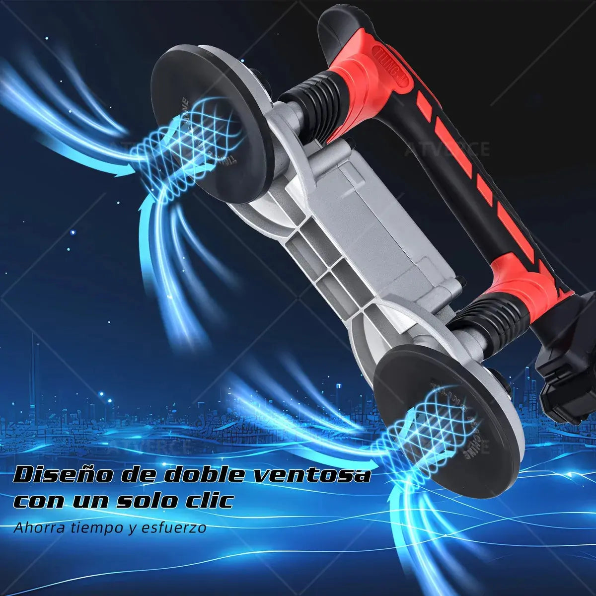 Nivelador Eléctrico de Azulejos 21V | Ventosa Doble 28000 RPM