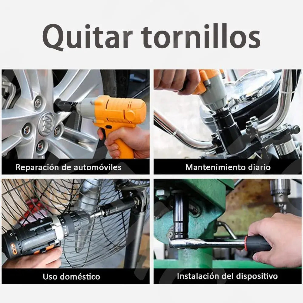 Juego de 10 Dados de Impacto 1/2″ – CRV, 80mm y Estuche