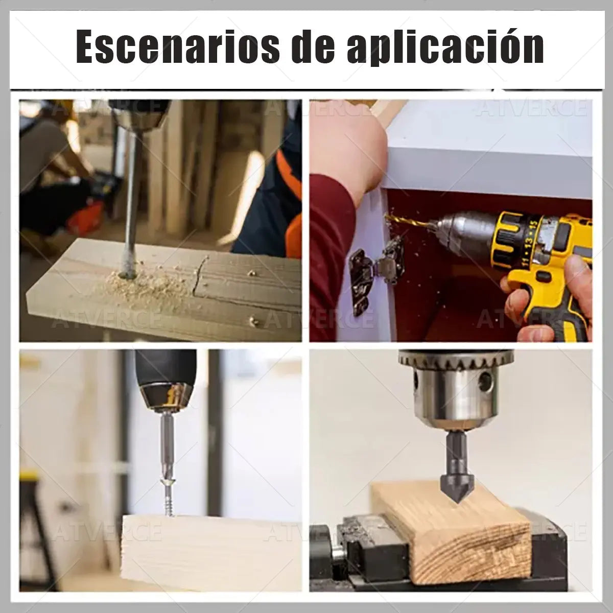 Juego de 100 Brocas HSS – Madera, Metal y Mampostería con Estuche Organizador