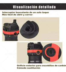 Lijadora/Recortadora 800W – 30000 RPM y 15 Fresas para Madera y PVC