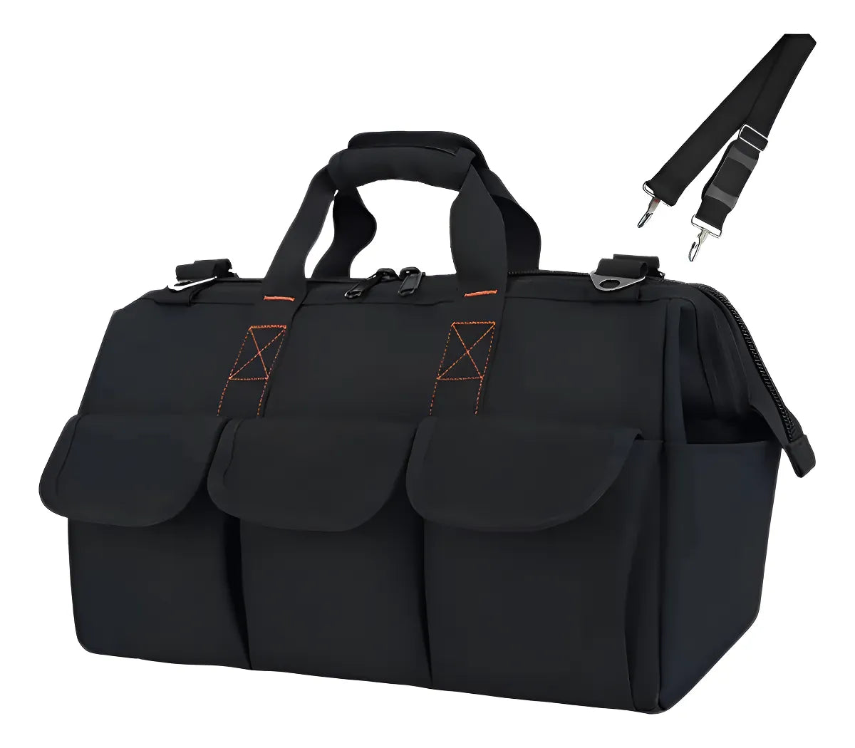 Bolsa de Herramientas 16 Pulgadas de Lona Oxford – Resistente y Organizadora