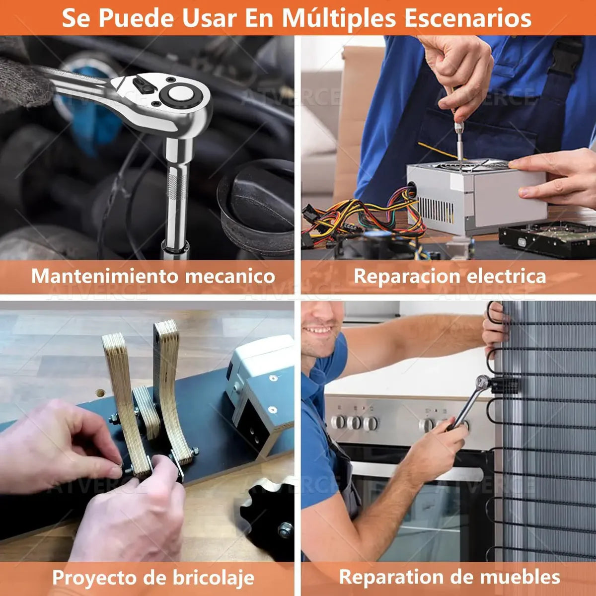Juego de Herramientas 216 Piezas – Acero Cromo Vanadio, Caja Organizadora para Automóvil