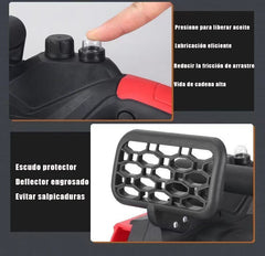 Motosierra Eléctrica 21V sin Escobillas – 12 Pulgadas con Doble Batería 4.0Ah